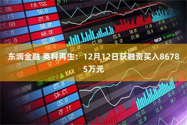 东润金融 英科再生：12月12日获融资买入86785万元
